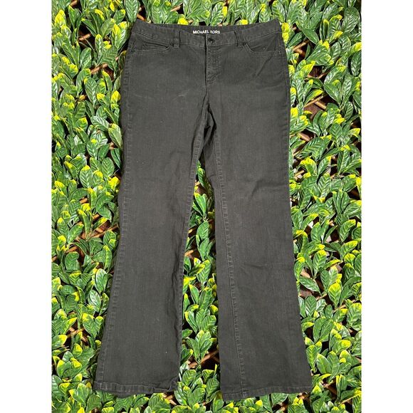 Michael Kors Black Bootcut Jeans Size 10 - Picture 1 of 4